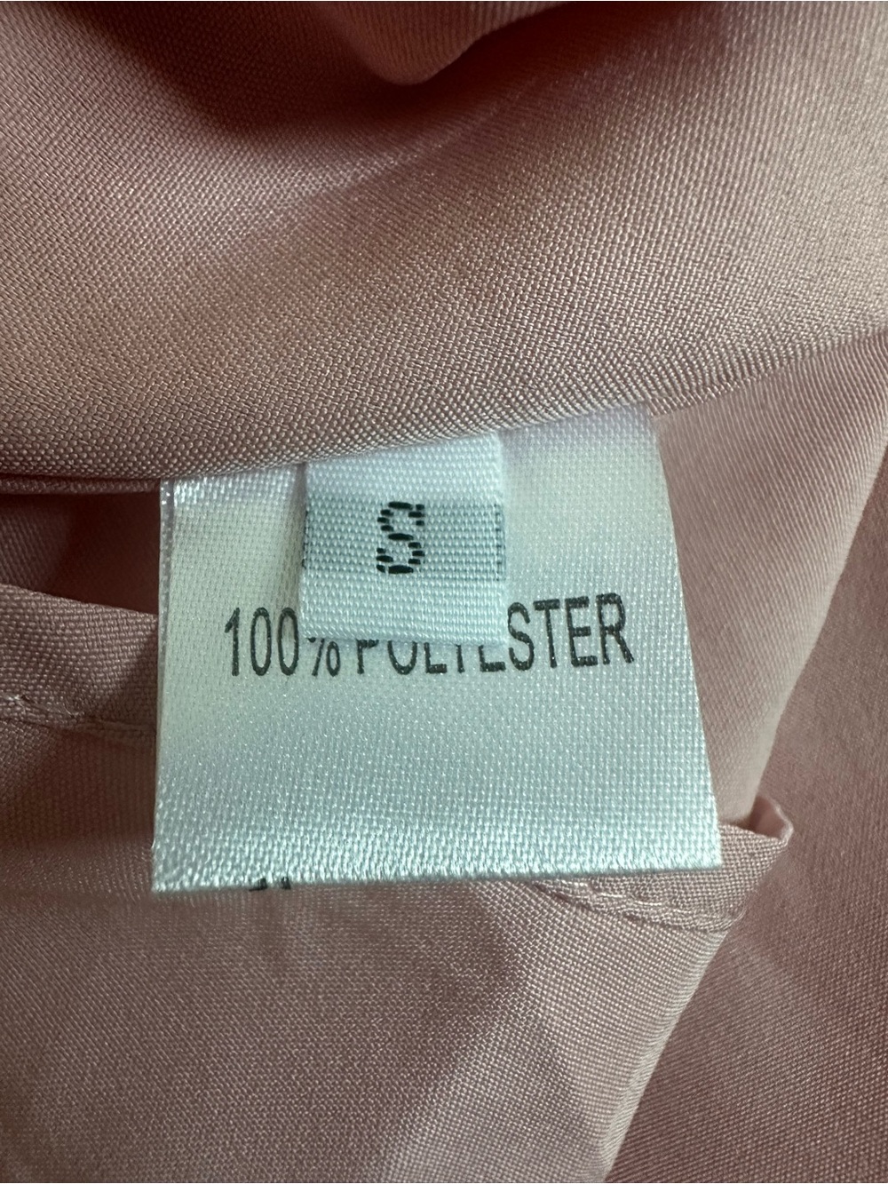 High-Neck Pink Ruffle-Trim Mini Dress - Picture 6 of 7